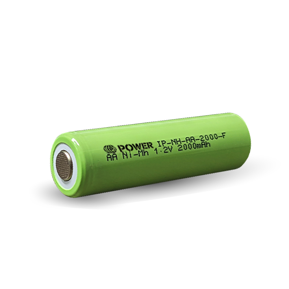 IP Power AA Ni-Mh 1.2V 2000mAh Rechargeable Flat Top Battery Bulk