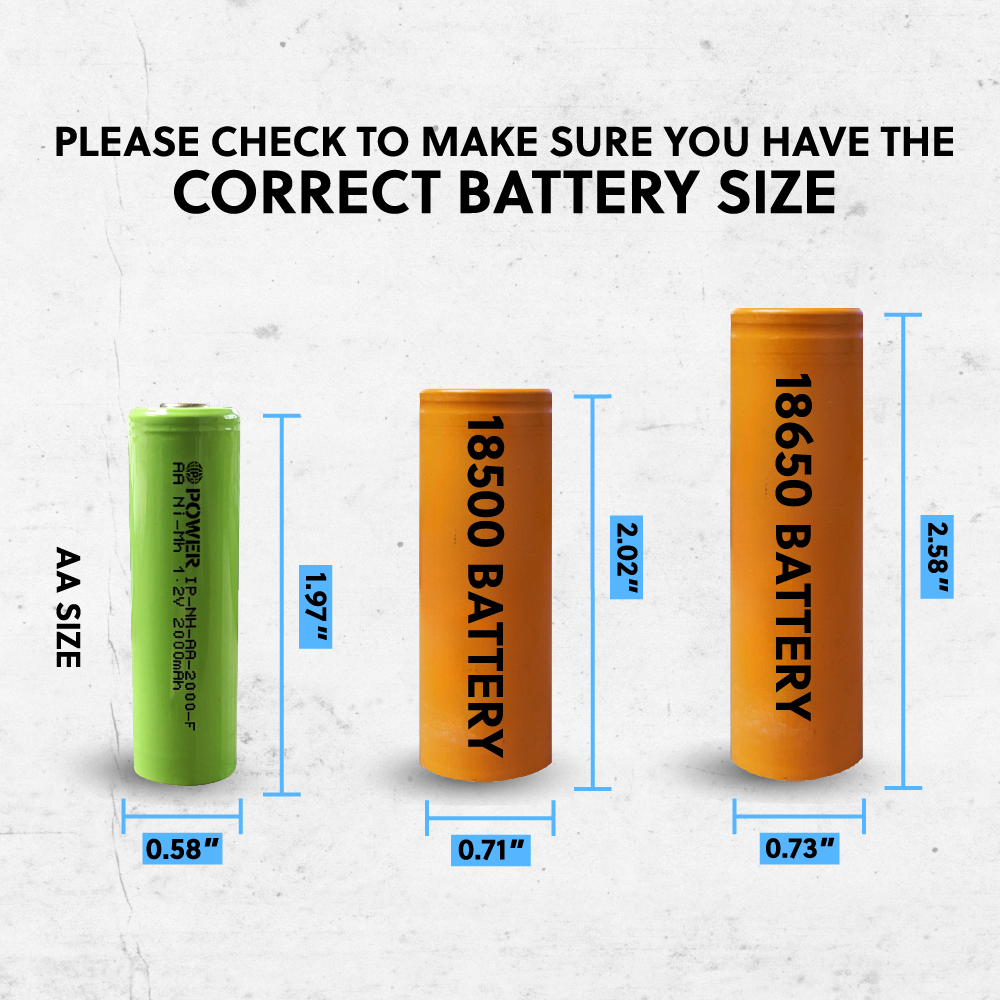 DROP SHIP: IP Power Ni-Mh AA 2000mAh Rechargeable Flat Top