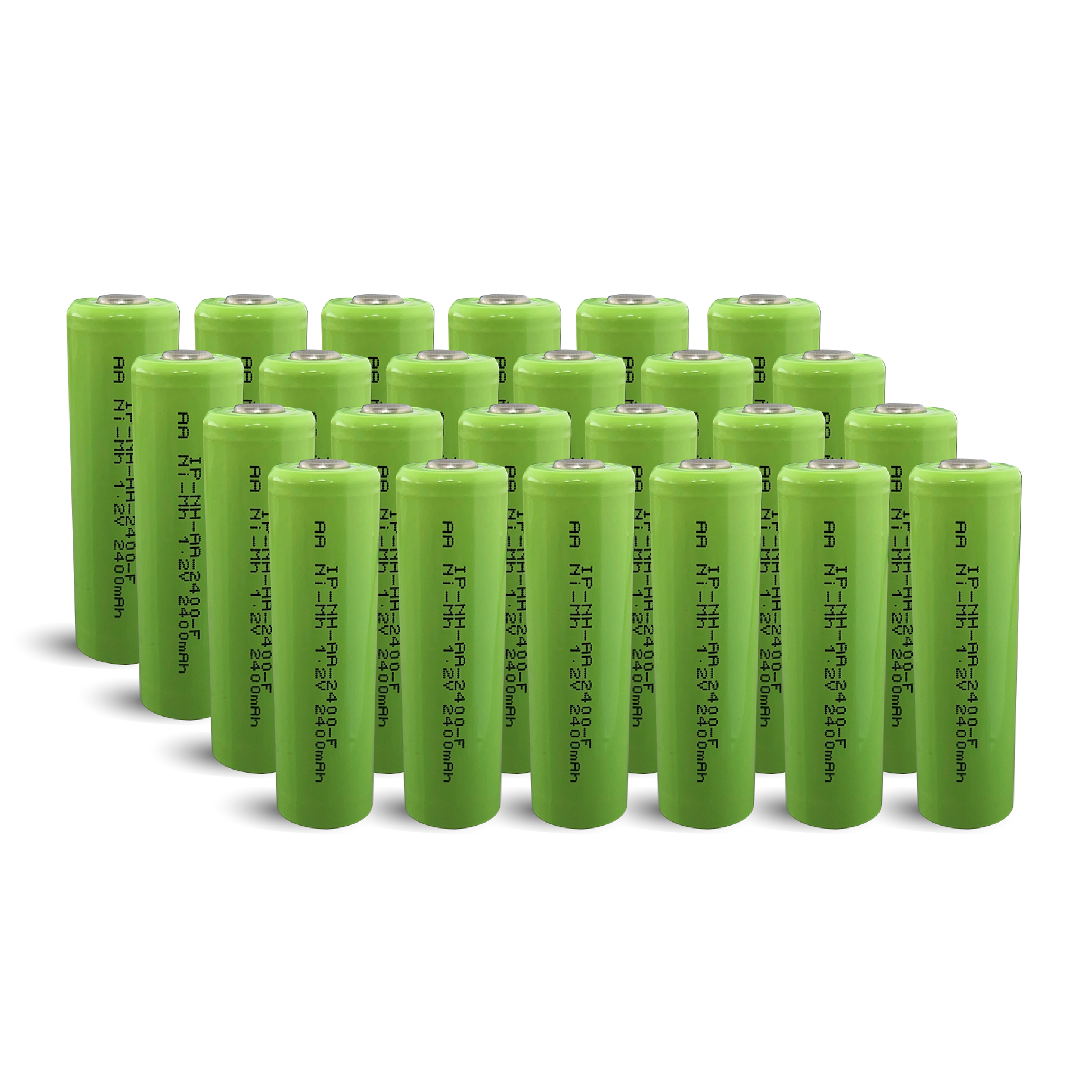 DROP SHIP: IP Power AA Ni-Mh 1.2V 2400mAh Rechargeable Flat Top Battery