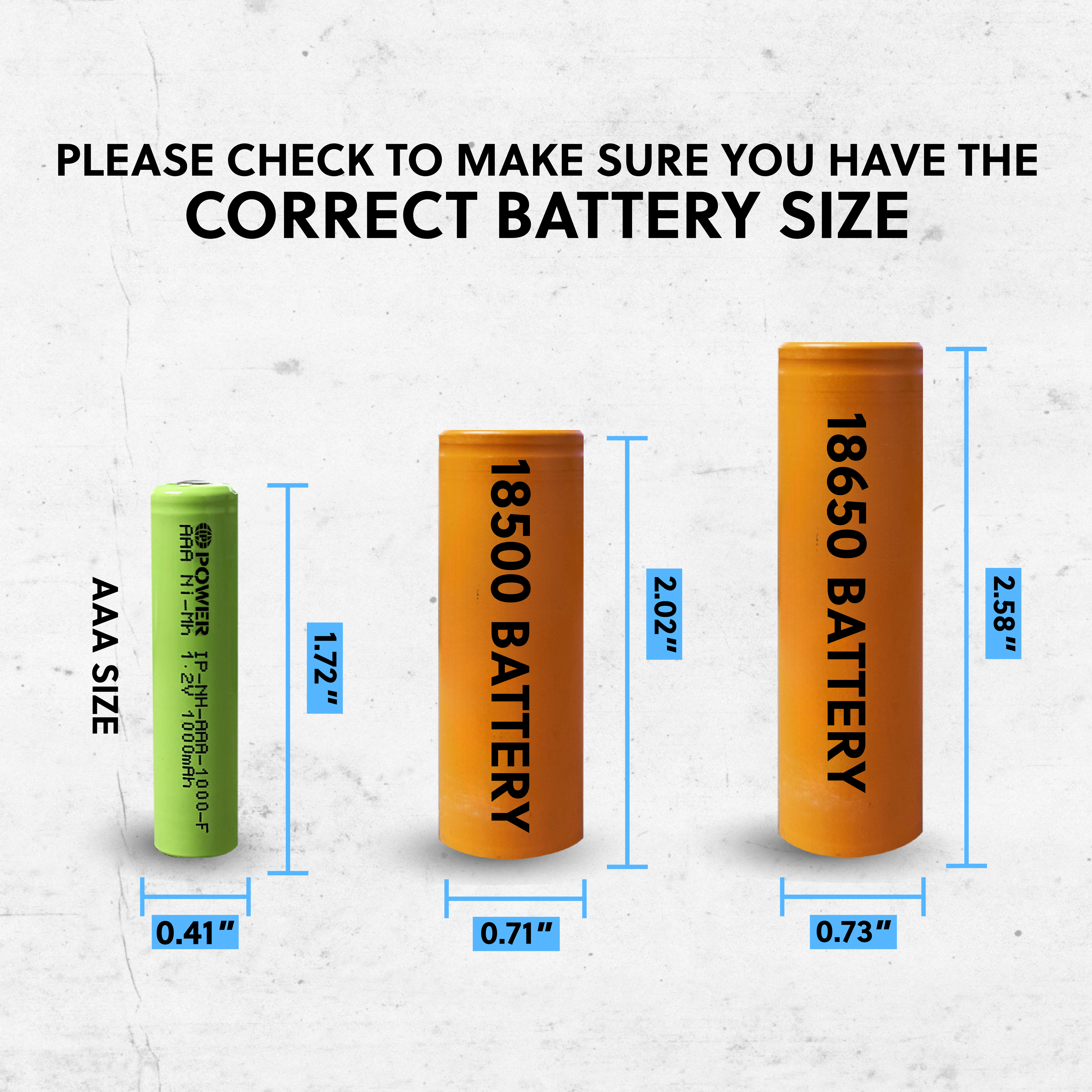 DROP SHIP: IP Power Ni-Mh AAA 1000mAh Rechargeable Flat Top