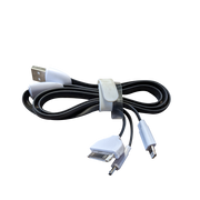 Camelion CDC006 3 In 1 USB, Micro-USB, Lightning Cable Bulk
