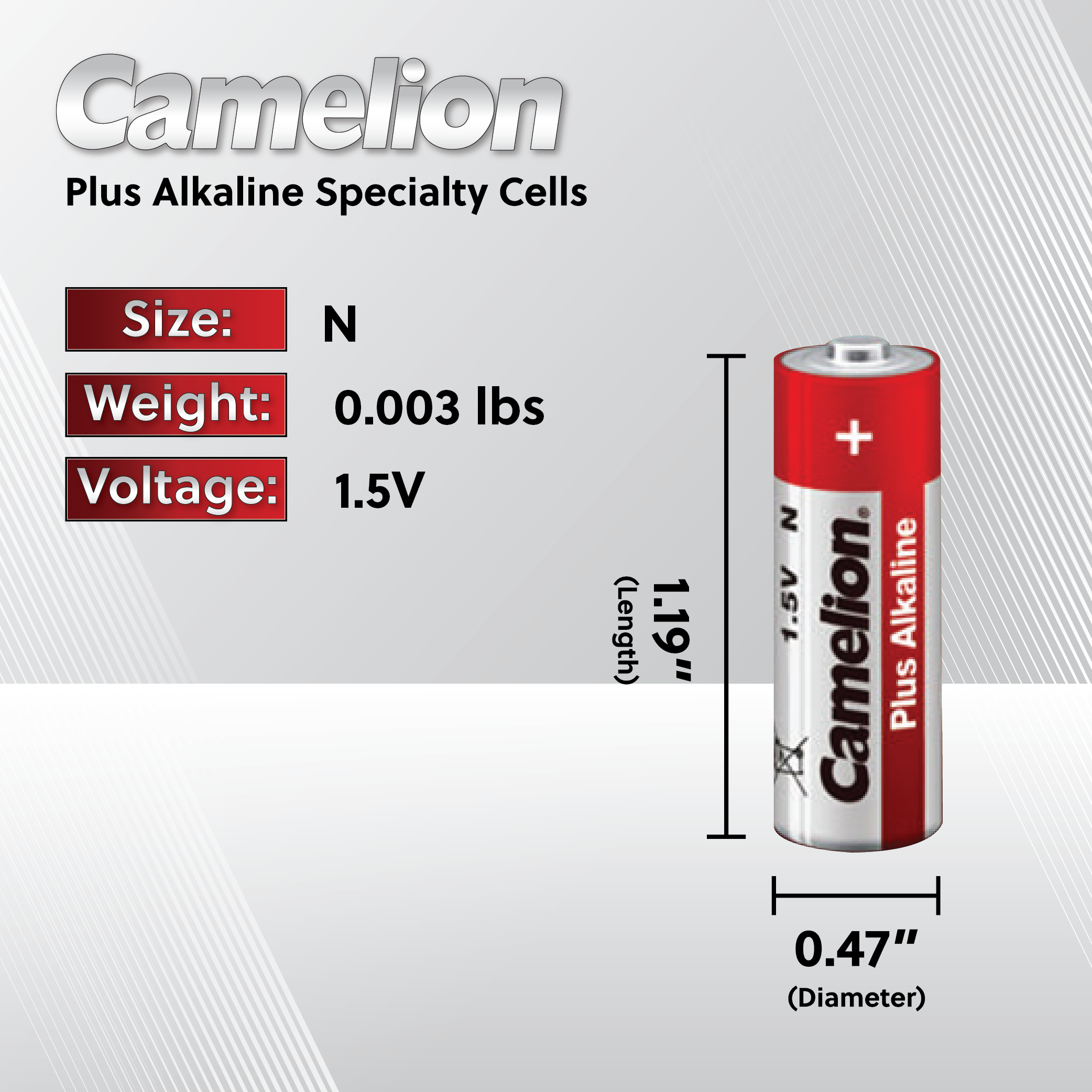 DROP SHIP: Camelion N LR1 Alkaline Specialty Battery 12 Pack (6 x 2Pc packs)