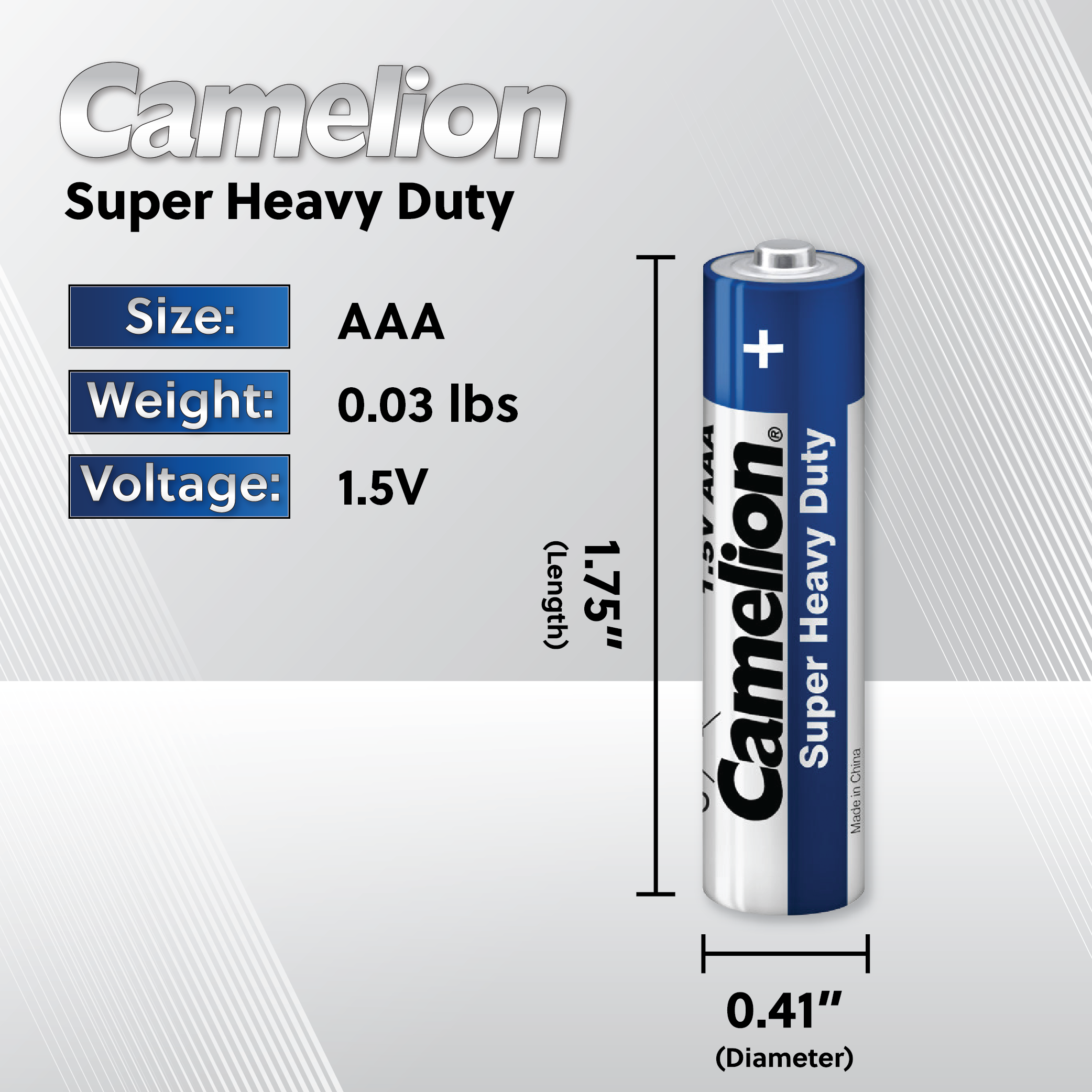 Camelion AAA Super Heavy Duty Batteries Plastic Tub 24Pk