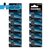 DROP SHIP: Camelion CR1620 Lithium Primary Coin Cell 10 Pack (2 x 5Pc Packs) - Non Rechargeable