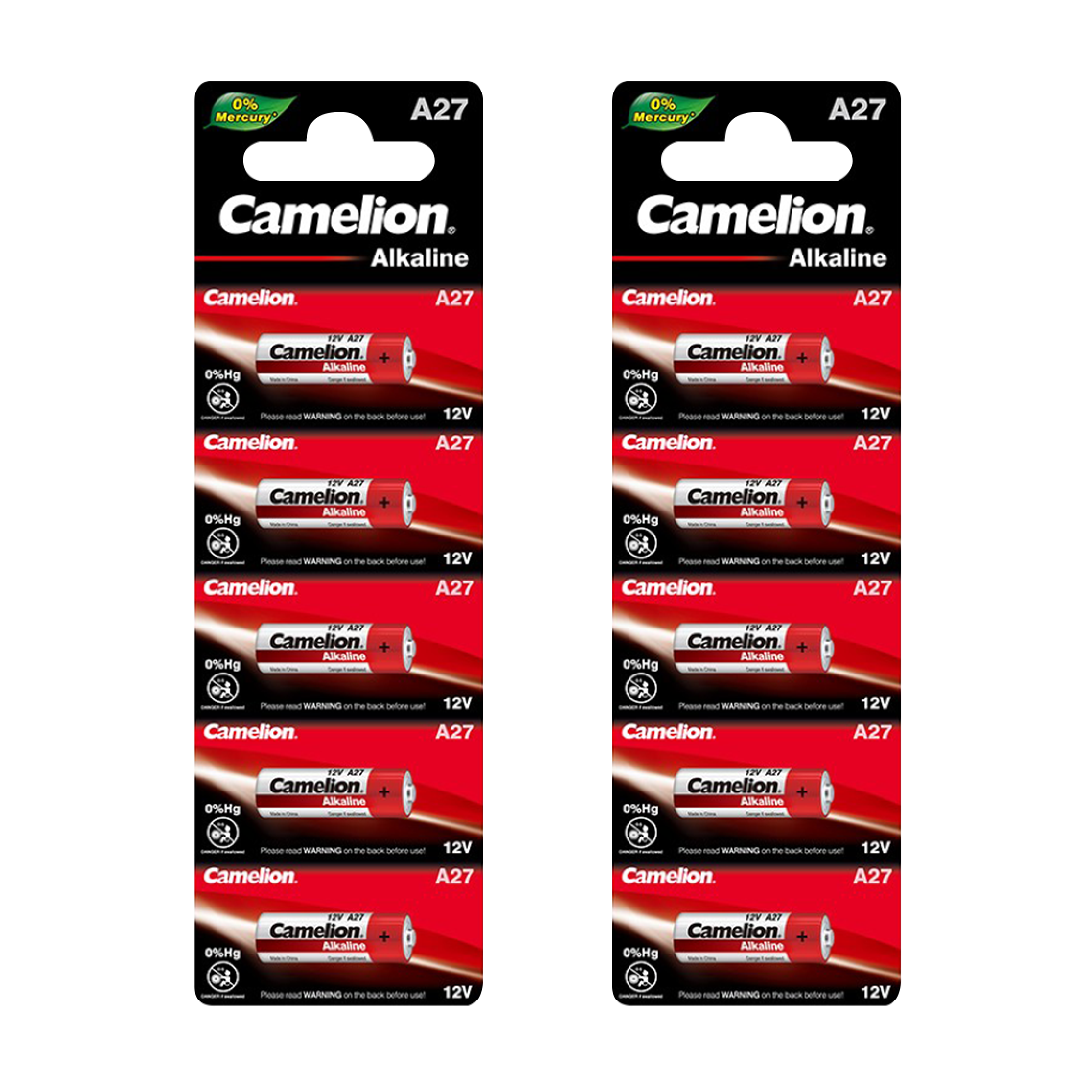 DROP SHIP: Camelion A27 Alkaline Specialty Battery 10 Pack (2 x 5Pc Packs)