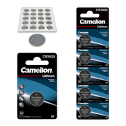 Camelion CR2025 3V Lithium Primary Coin Cell Battery (Three Packaging Options) - Non Rechargeable