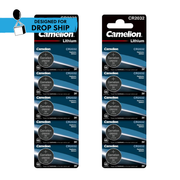 DROP SHIP: Camelion CR2032 Lithium Primary Coin Cell 10 Pack (2 x 5Pc Packs) - Non Rechargeable