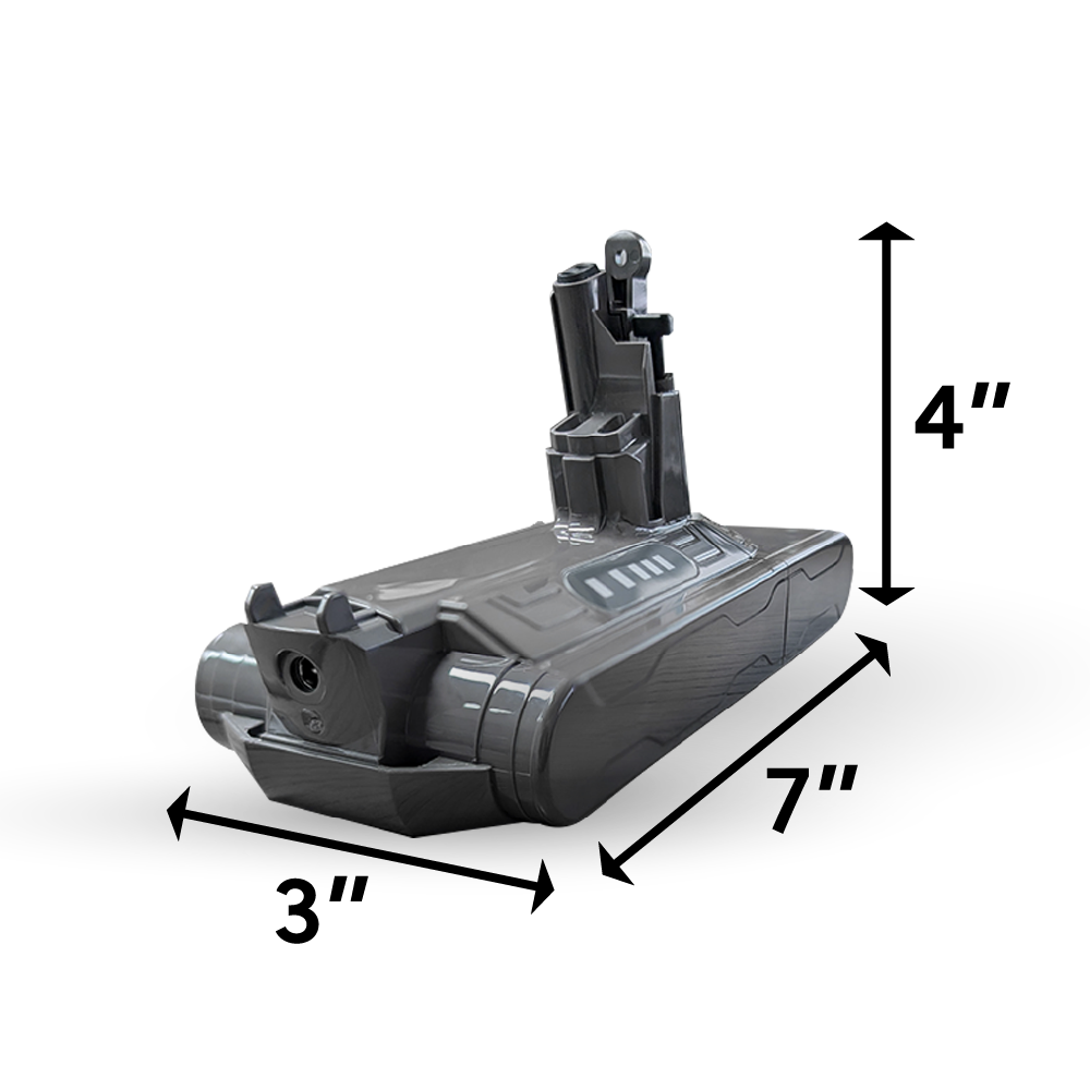 Rechargeable Li-ion Handheld Vacuum Battery - Compatible with Dyson V10 Models; IP Power 25.2V 4Ah V10 Rechargeable Li-Ion Battery
