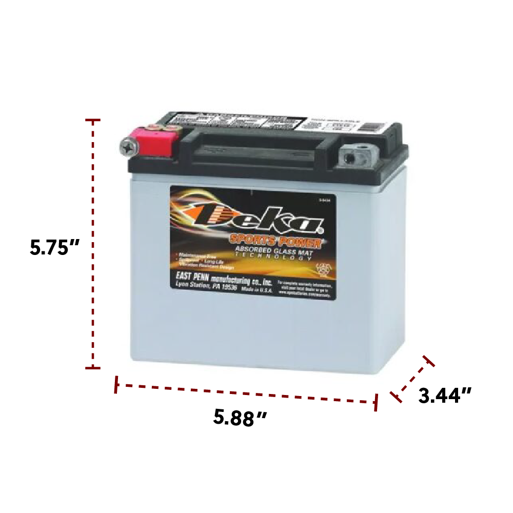 Deka ETX14 12V 12Ah Motorsport Battery