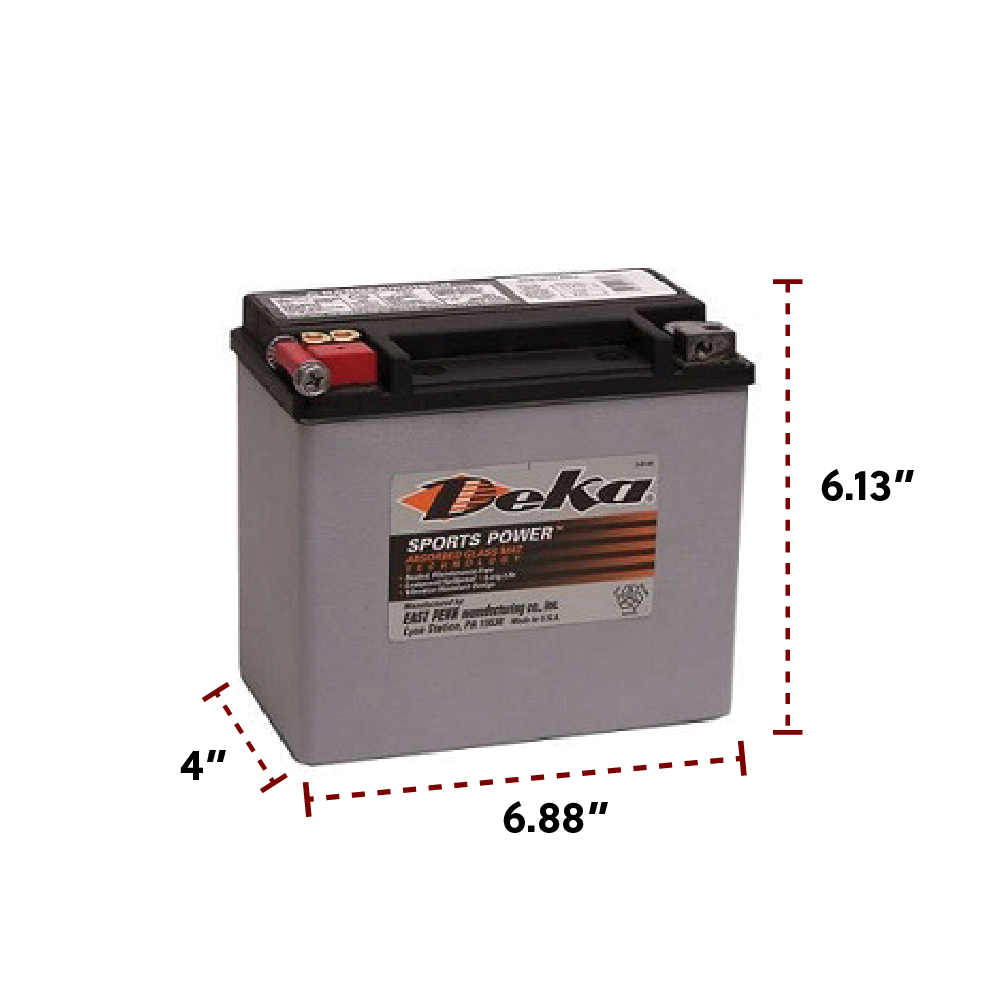 Deka ETX16 12V 19Ah Motorsport Battery