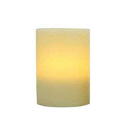 Pacific Accents Flameless 4 x 5 Flat Top Wax Pillar Candle