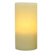 Pacific Accents Flameless 4 x 8 Flat Top Wax Pillar Candle