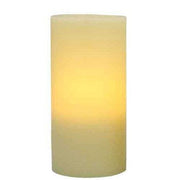Pacific Accents Flameless 5 x 8 Flat Top Wax Pillar Candle