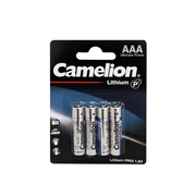 Camelion AAA P7 Lithium Primary Battery - Non Rechargeable - Blister 4Pk
