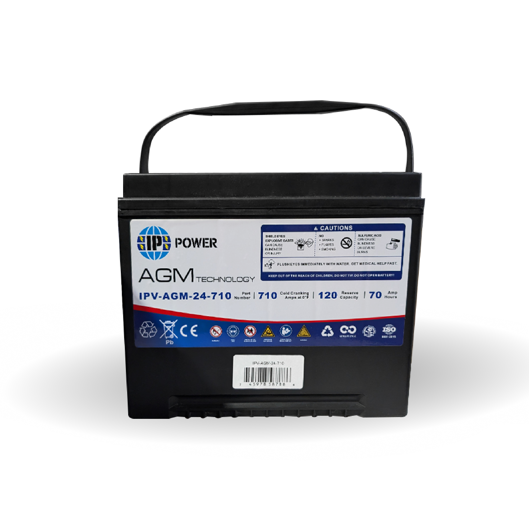 (CALL TO ORDER) IP Power Group 24 710CCA AGM Automotive Battery