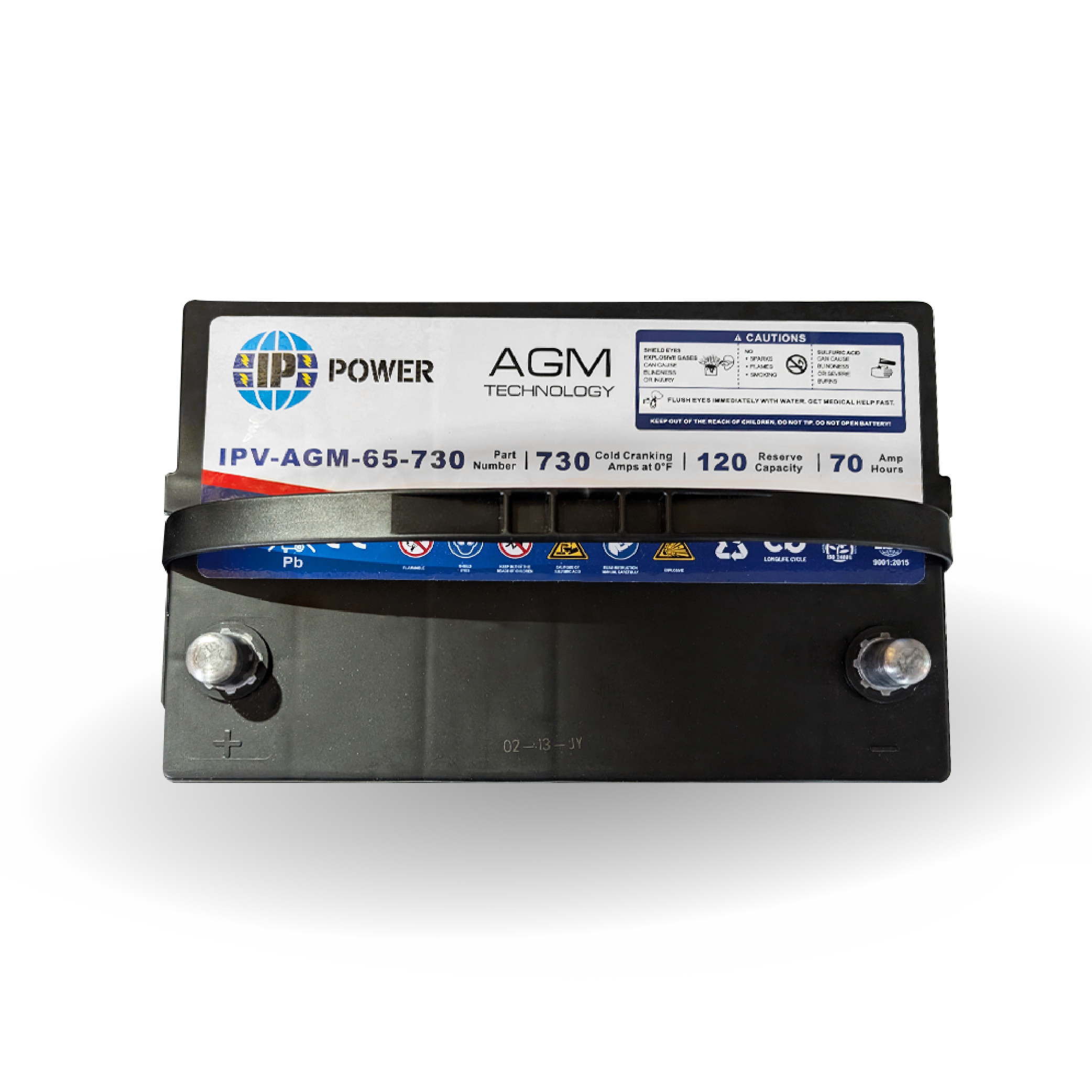 (CALL TO ORDER) IP Power Group 65 730CCA AGM Automotive Battery