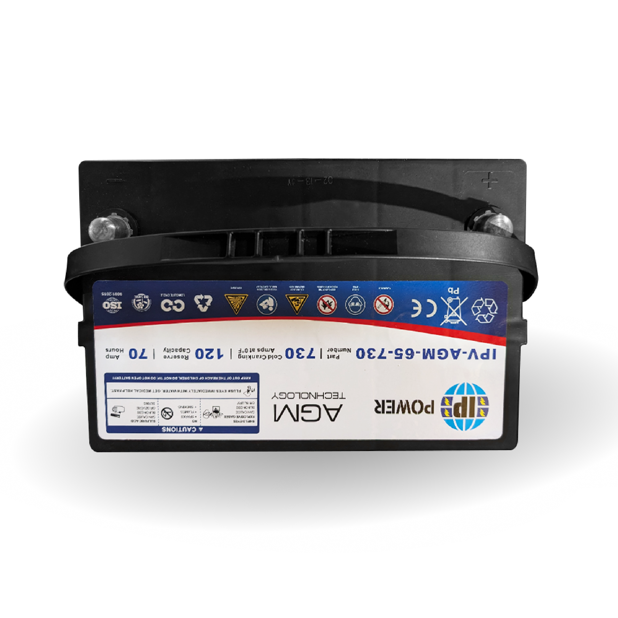 (CALL TO ORDER) IP Power Group 65 730CCA AGM Automotive Battery