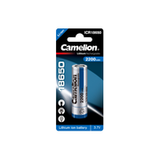 Camelion ICR18650 2200mAh Rechargeable Li-ion Battery Flat Top Blister 1Pk