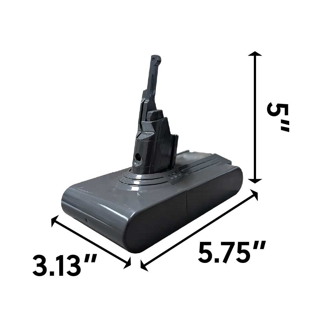 Rechargeable Li-ion Handheld Vacuum Battery - Compatible with Dyson V8 Models;  IP Power 21.6V 4Ah V8 Rechargeable Li-Ion Battery