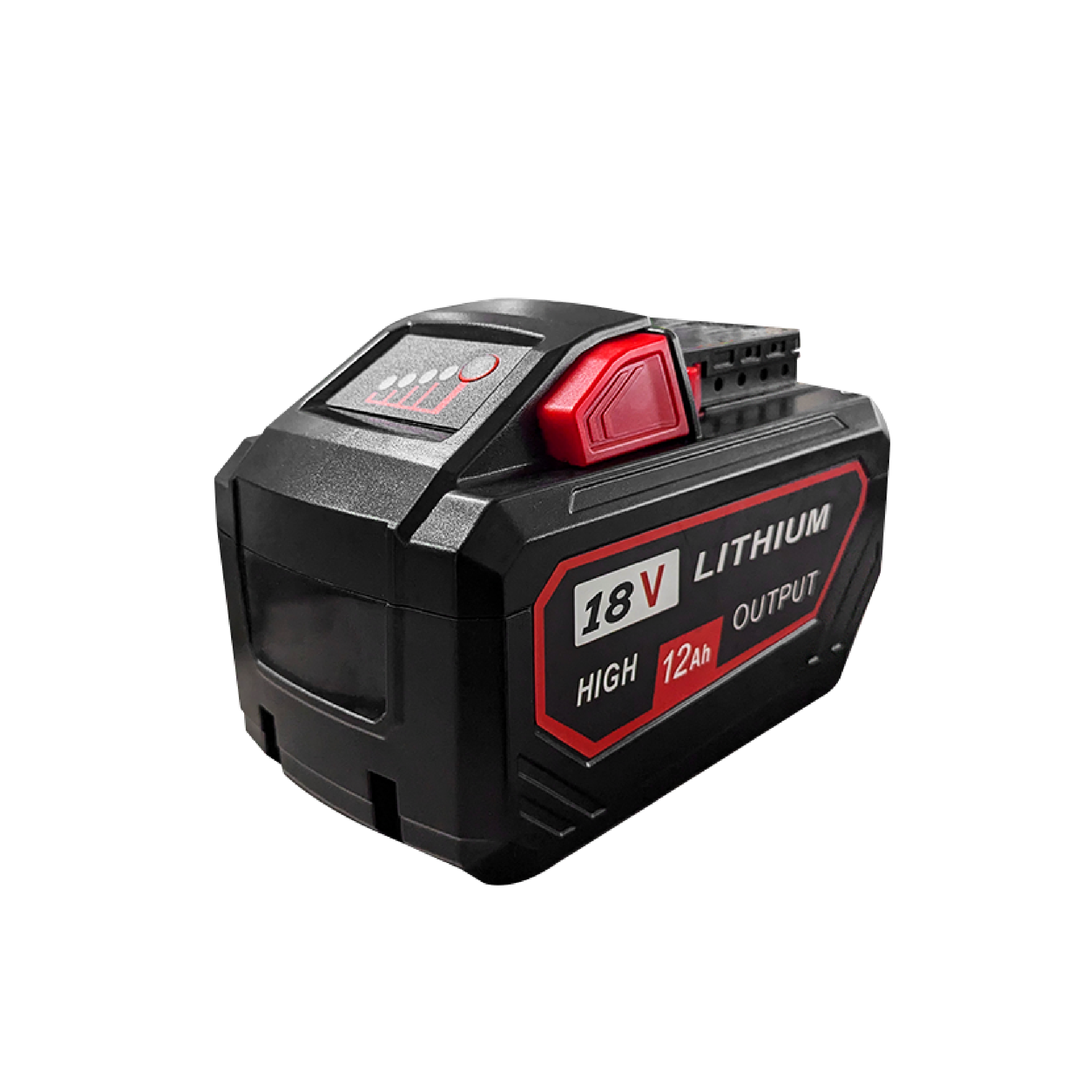 Replacement For Milwaukee 18V, M18-48-11-1852; IP Power 18V 12Ah Li-Ion Rechargeable Drill Pack Battery
