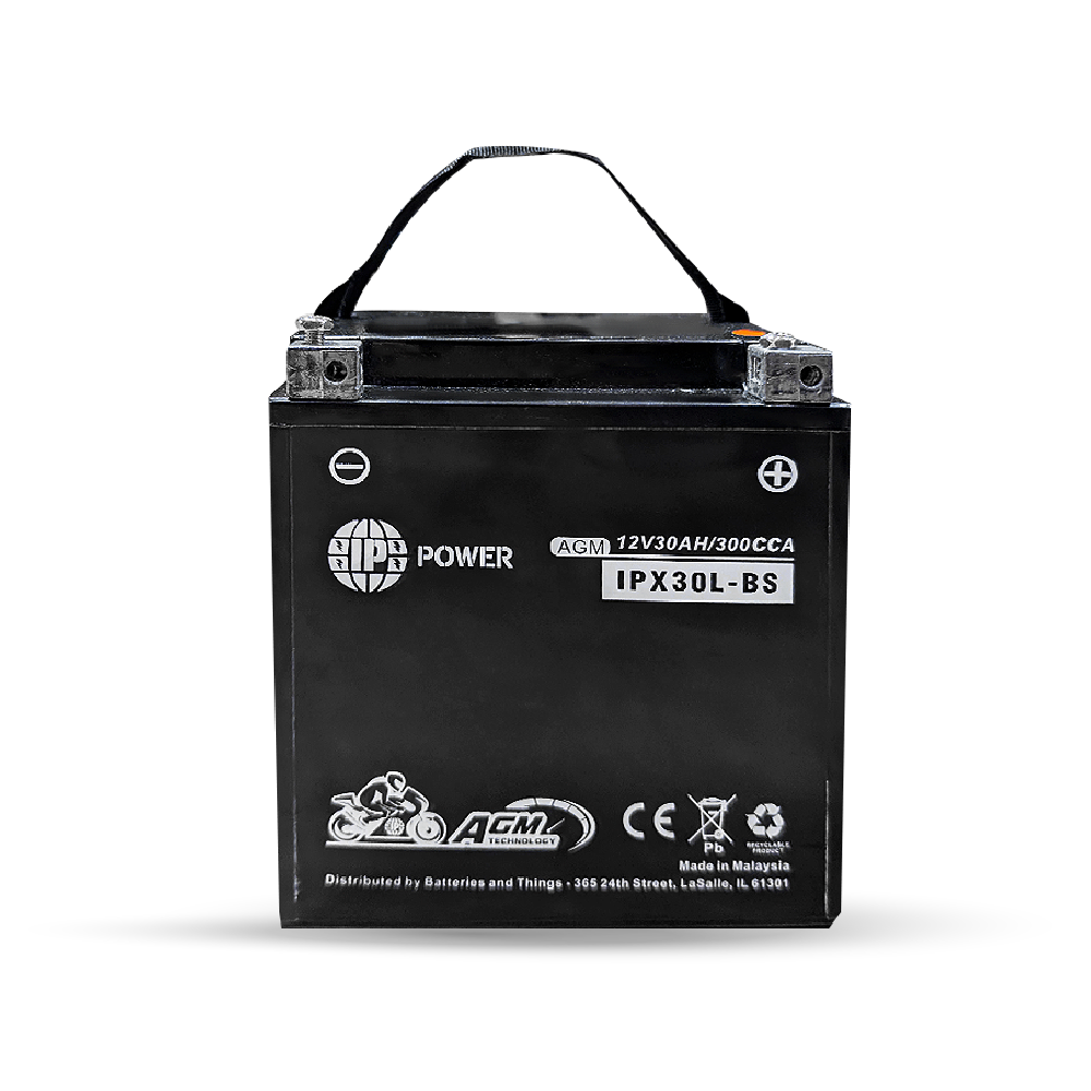 IP Power IPX30L 12V 30Ah AGM Motorsport Battery
