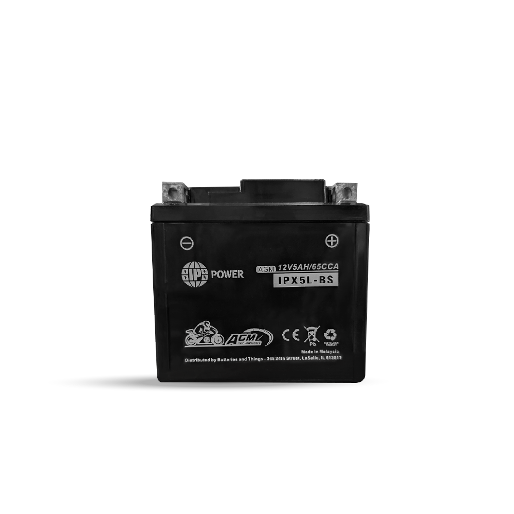 IP Power IPX5L 12V 5Ah AGM Motorsport Battery