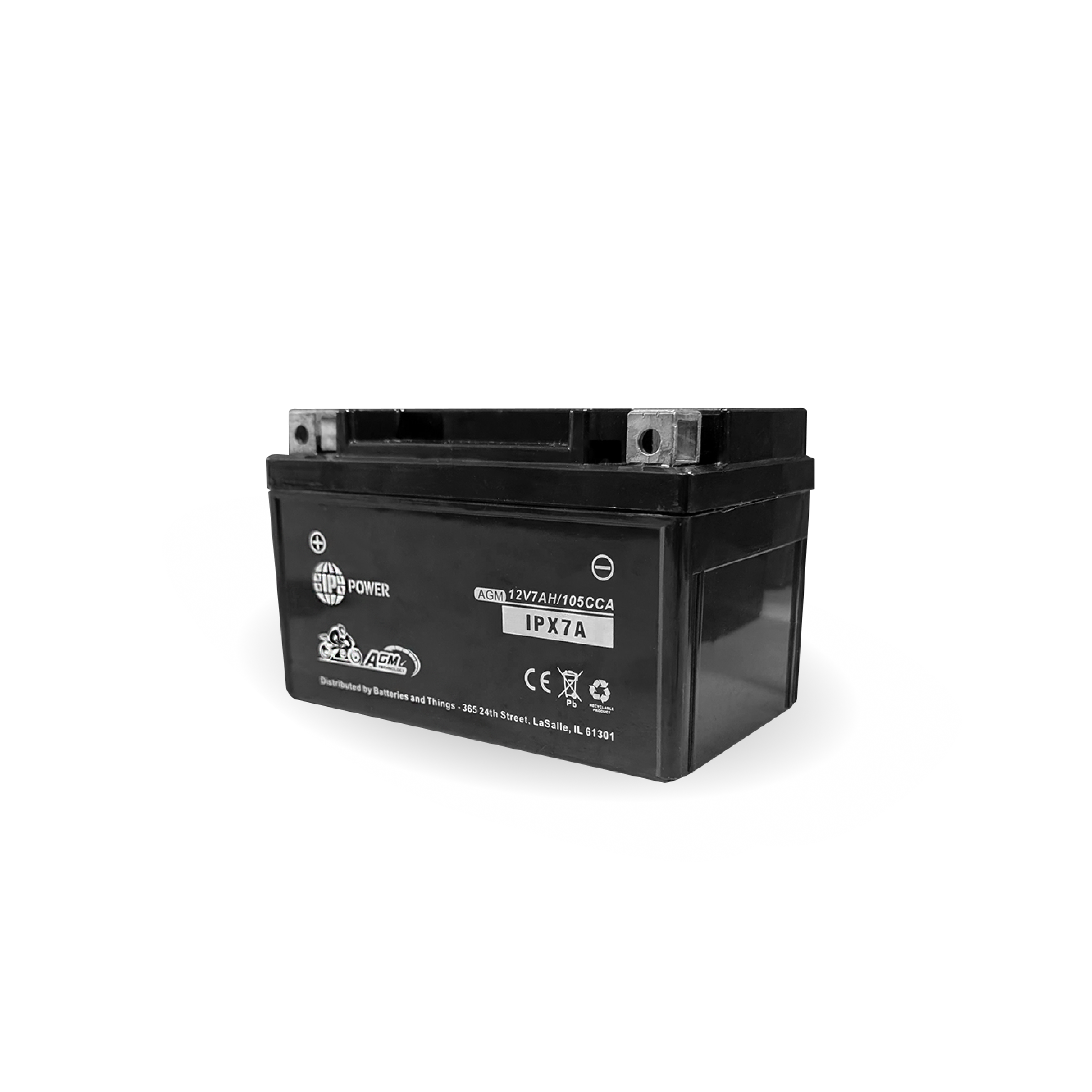 IP Power IPX7A AGM Motorsport Battery