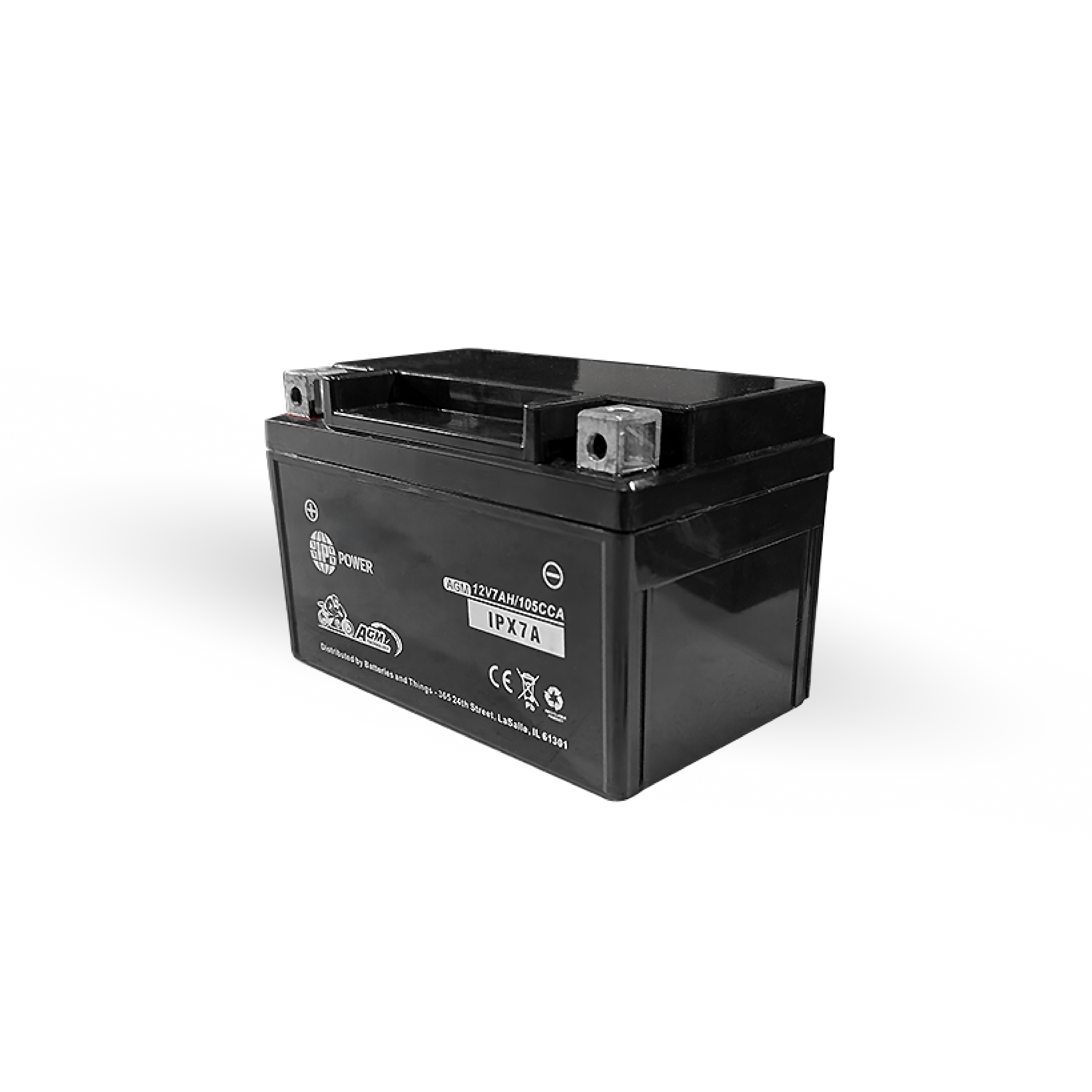 IP Power IPX7A AGM Motorsport Battery