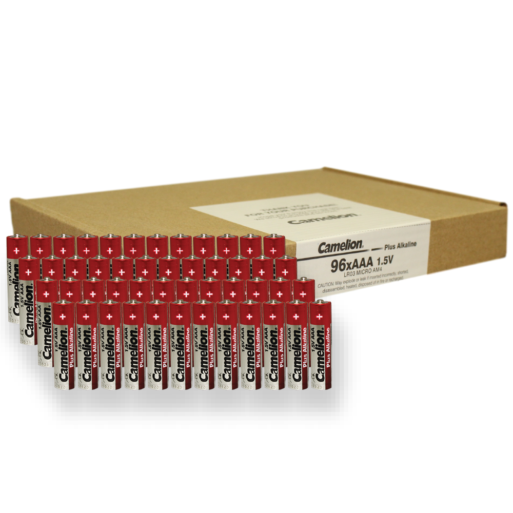 Camelion  AAA Plus Alkaline Batteries Box 96Pk