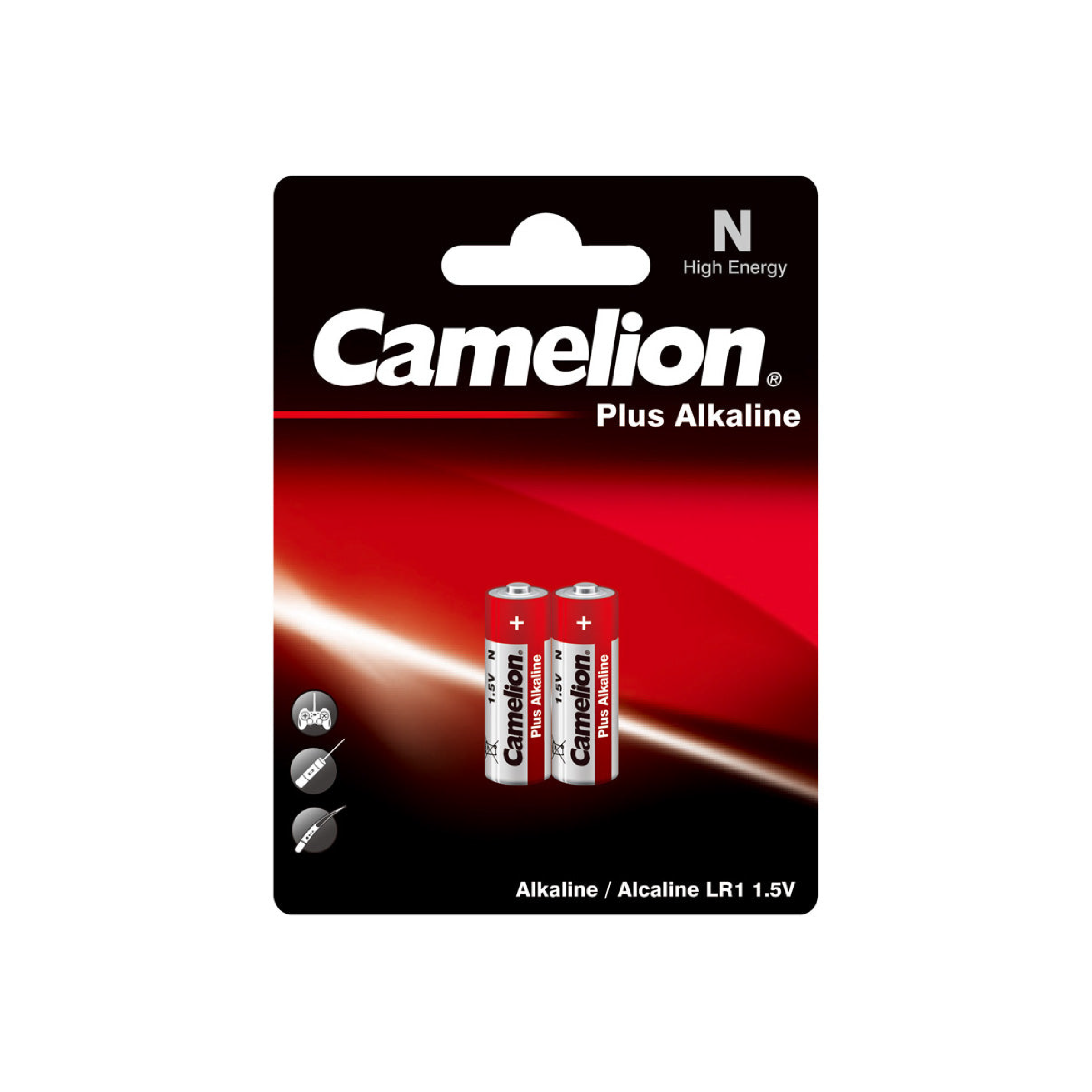 Camelion N LR1 Plus Alkaline Batteries Blister 2Pk