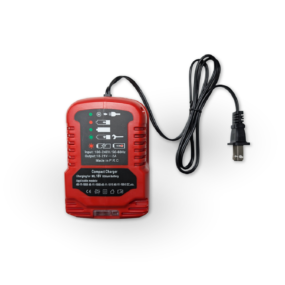 Drill Pack Charger: Compatible For Milwaukee 18V Li-Ion Drill Pack Battery