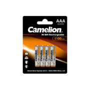 Camelion AAA Ni-Mh 1100mAh Rechargeable Battery Blister 4Pk