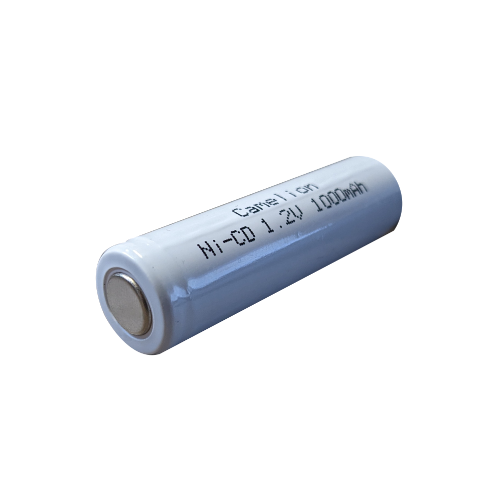 Camelion Ni-Cd 1.2V 1000mAh Rechargeable Flat Top Battery Bulk