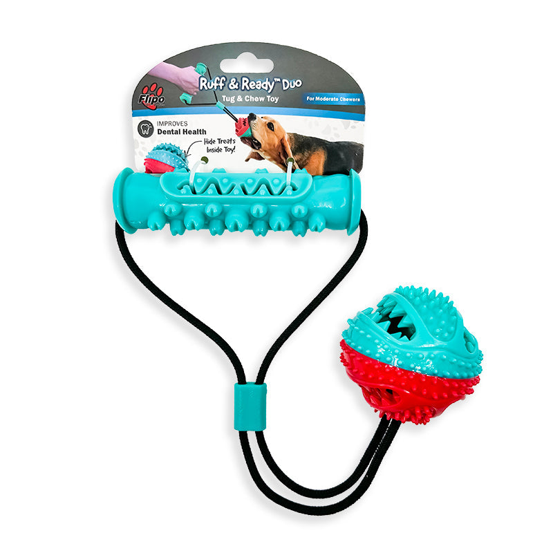 Flipo Ruff & Ready Duo™ Chew & Tug Toy