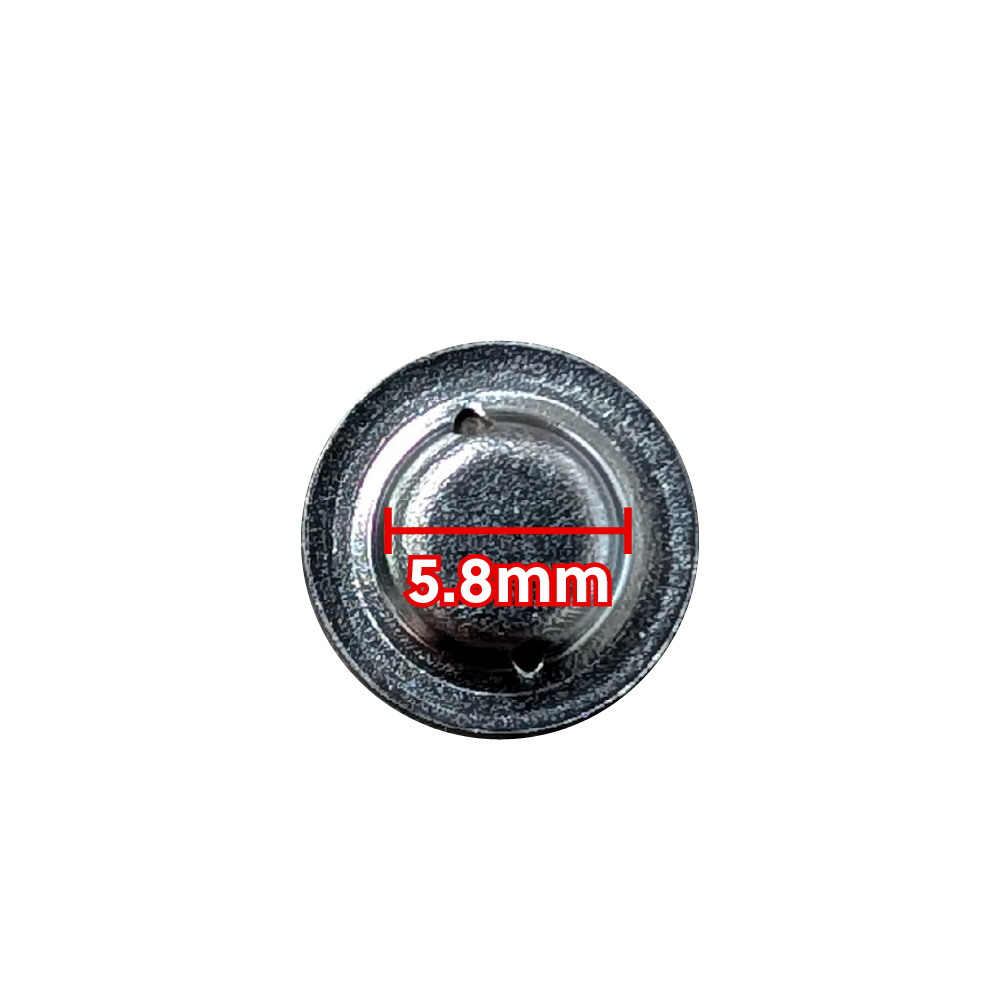 Positive Tip Caps For 18650 Batteries (9.5mm x 2mm x 0.3mm)