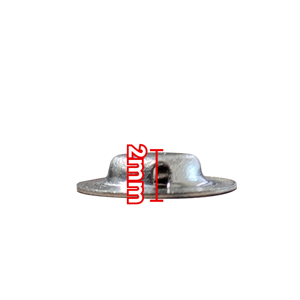 Positive Tip Caps For 18650 Batteries (9.5mm x 2mm x 0.3mm)