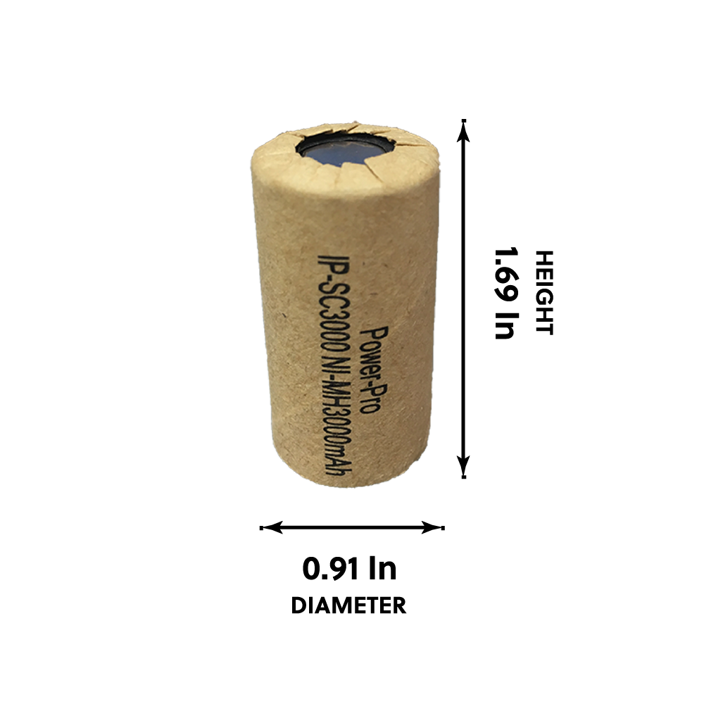 DROP SHIP: IP Power High Rate Sub C Ni-Mh 3000mAh