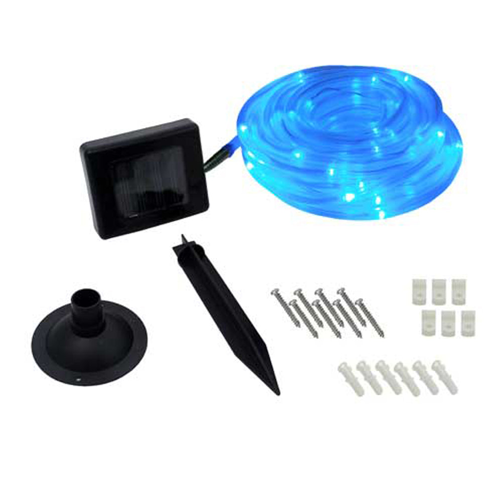 Flipo 50 LED Blue Solar Rope Light