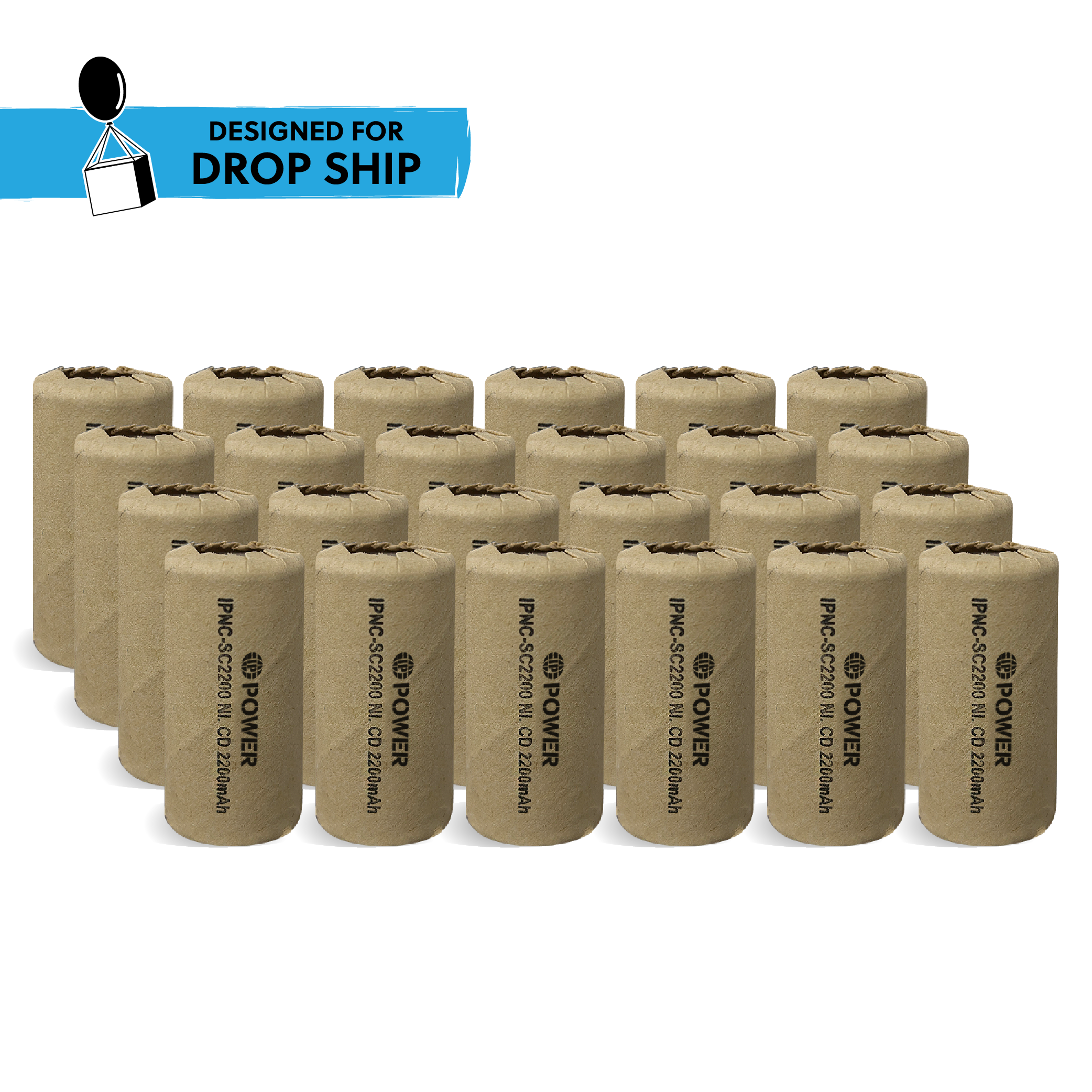 DROP SHIP: IP Power Sub C Ni-Cd 2200mAh