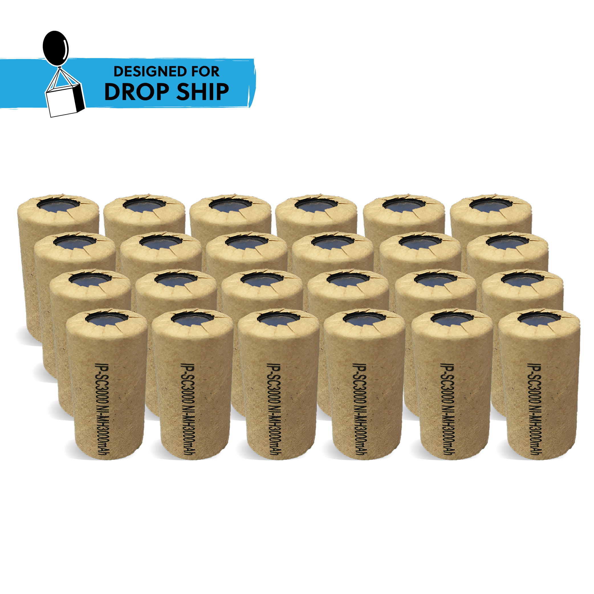 DROP SHIP: IP Power High Rate Sub C Ni-Mh 3000mAh
