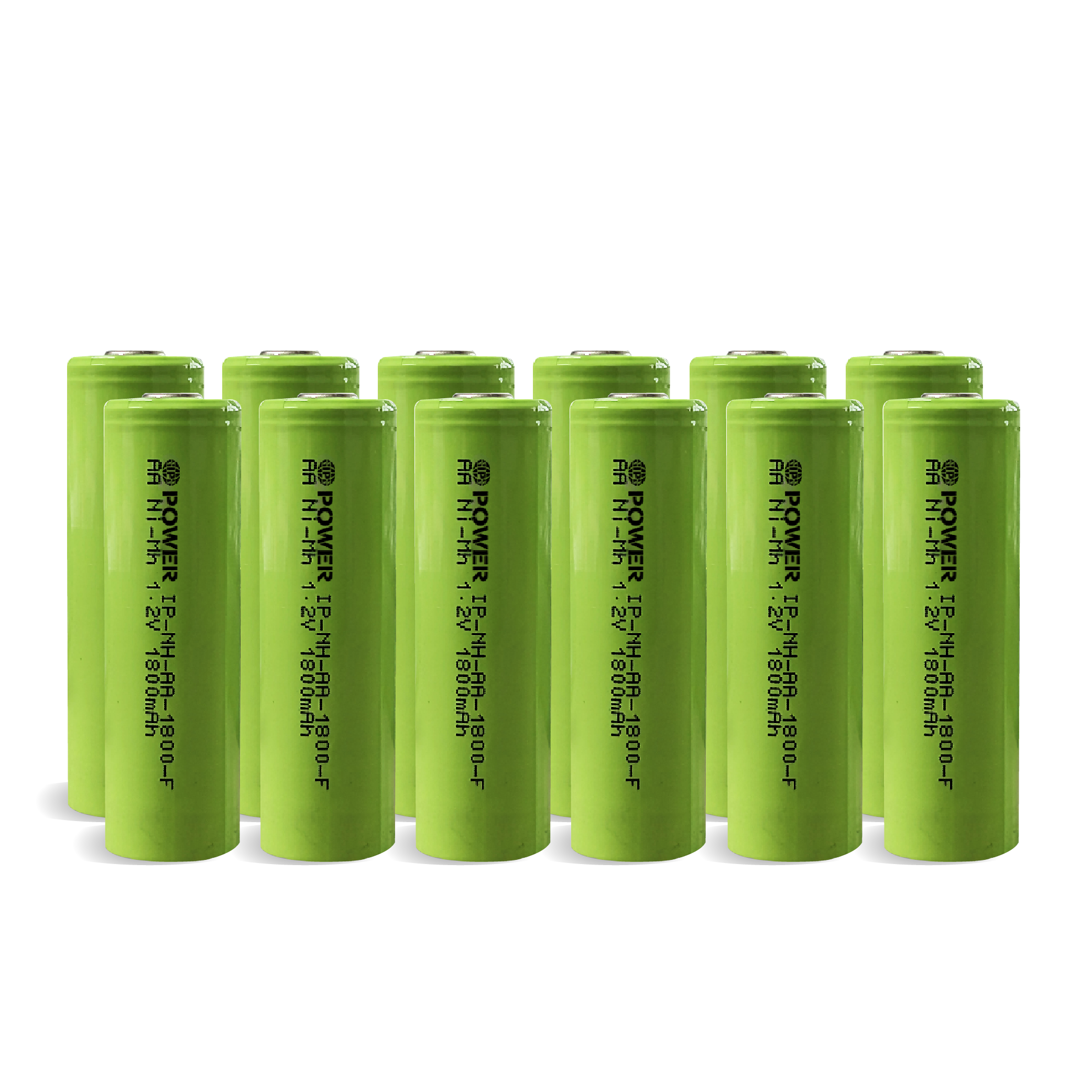 DROP SHIP: IP Power Ni-Mh AA 1800mAh Rechargeable Flat Top