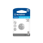 Westinghouse CR2450 3V Lithium Primary Coin Cell Battery - Non Rechargeable