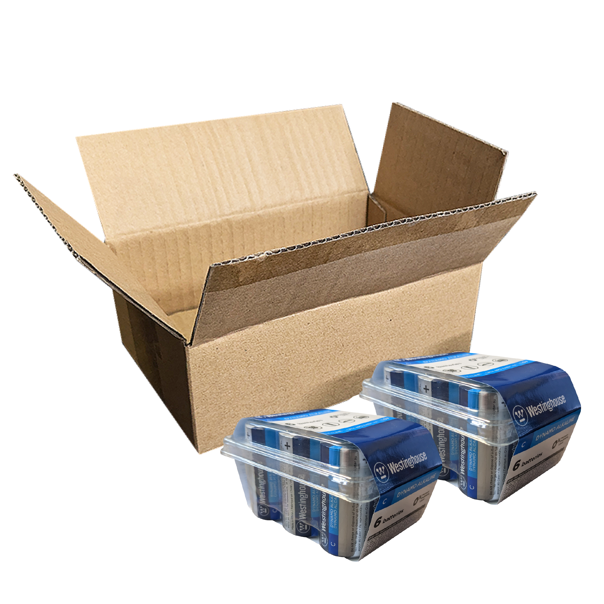 DROP SHIP: Westinghouse C Dynamo Alkaline Plastic Tub 12 Count (2x6pks)