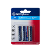 Westinghouse AAA Super Heavy Duty Battery Blister 4pk